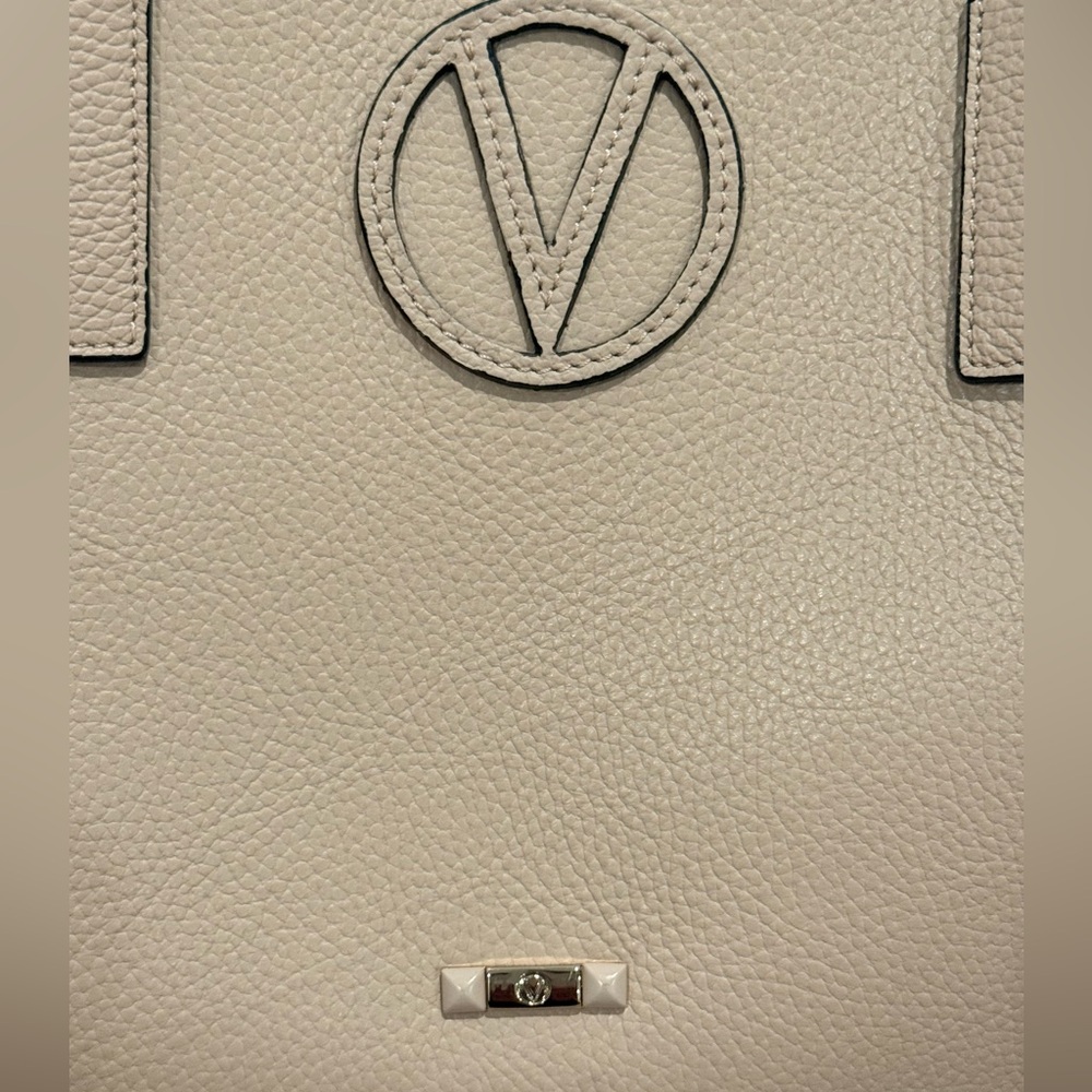 Valentino by Mario Valentino Soho Medallion Leather Tote with Tassel - Picture 11 of 11